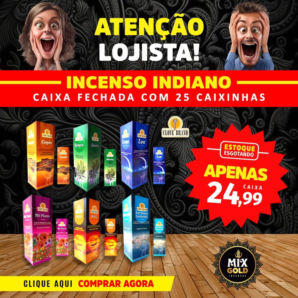 Incenso indiano Clove Brand caixa Fechada 25 caixinhas